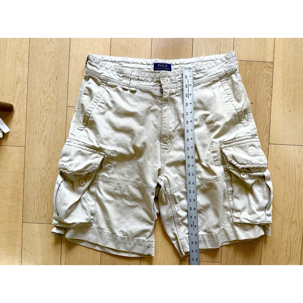 Ralph Lauren Men's Cargo Summer Shorts Size 34 Outdoors Pockets '90 Y2K Style